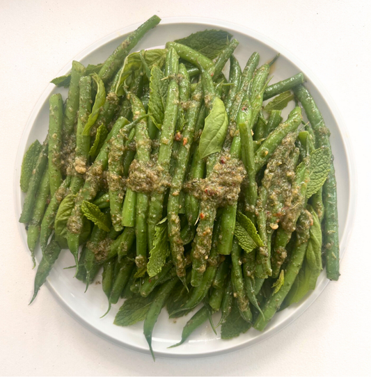 Green Beans with Herby Garlic Magic