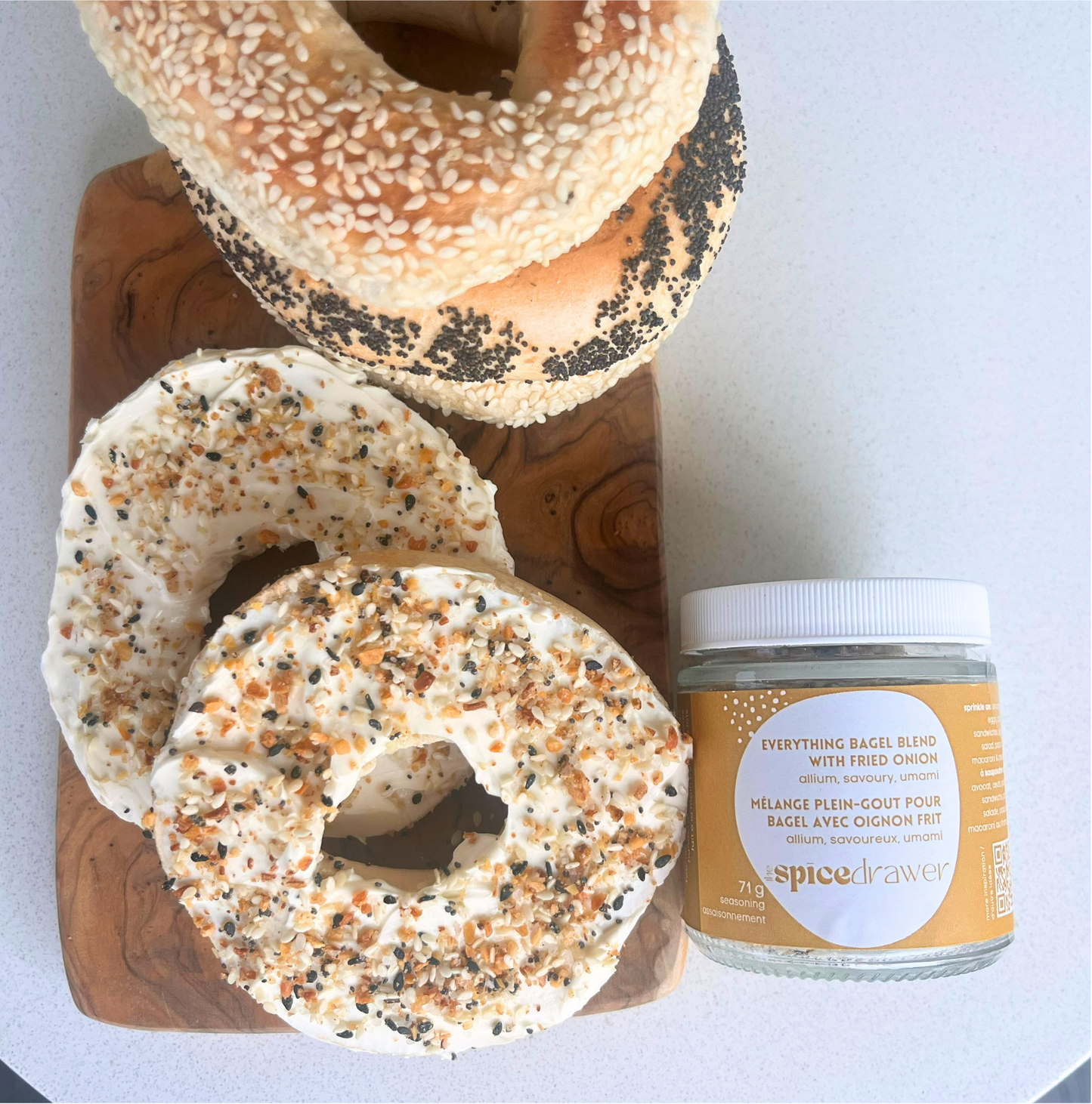 EVERYTHING BAGEL BLEND WITH FRIED ONION